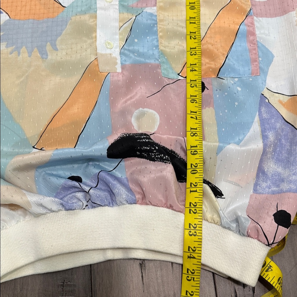 Alan Stuart Pastel Abstract Shirt‎ pullover - Picture 7 of 7
